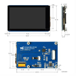 Display touch capacitivo 3,5" IPS per Raspberry Pi