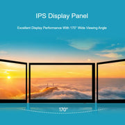Display touch capacitivo DSI da 7 pollici, 1024 x 600 pixel, pannello IPS, tocco a 5 punti, supporta la regolazione della retroilluminazione tramite software., 33259