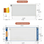 Display E-Paper 2,9" Waveshare 296x128 SPI
