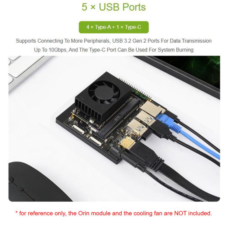 Scheda Super Base per Jetson Orin Nano e NX moduli AI