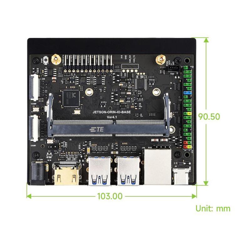 Scheda Super Base per Jetson Orin Nano e NX moduli AI
