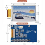 Display E-Ink a colori 3,6" 600x400 pixel con driver