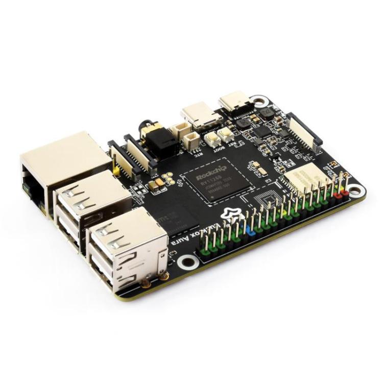 Scheda di sviluppo Linux ad alte prestazioni Luckfox Aura con processore Rockchip RV1126B Quad-Core da 1,6 GHz, RAM 2GB eMMC Flash 64GB, RAM 4GB No eMMC, RAM 4GB eMMC Flash 64GB