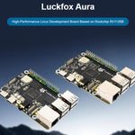 Scheda di sviluppo Linux ad alte prestazioni Luckfox Aura con processore Rockchip RV1126B Quad-Core da 1,6 GHz, RAM 2GB eMMC Flash 64GB, RAM 4GB No eMMC, RAM 4GB eMMC Flash 64GB