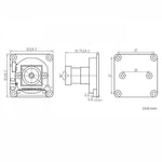 Telecamera IMX327 2MP con filtro IR-CUT per Raspberry Pi