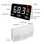 Rumoremetro digitale 4 in 1 con sensore temperatura e umidità