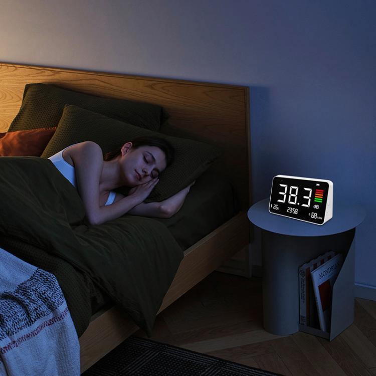 Rumoremetro digitale 4 in 1 con sensore temperatura e umidità