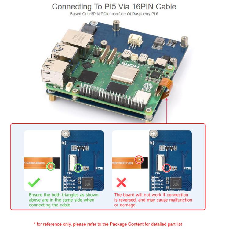 Scheda adattatore PCIe 4 porte Ethernet compatibile Raspberry Pi