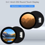 Display touch capacitivo rotondo IPS 3,4-4 pollici