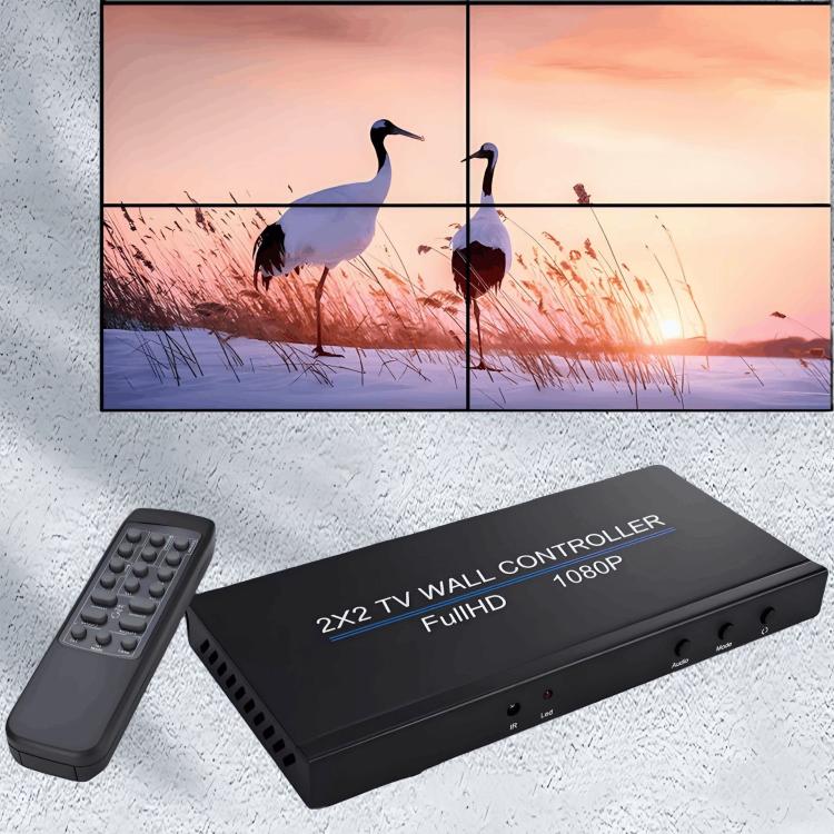 Processore video NK-BT150 HDMI 2x2 per videowall, US Plug, EU Plug, UK Plug, AU Plug