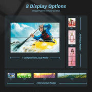 Processore video NK-BT150 HDMI 2x2 per videowall, US Plug, EU Plug, UK Plug, AU Plug