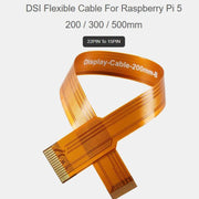 Cavo flessibile Waveshare FPC per Raspberry Pi 5 DSI da 22 pin a 15 pin per display DSI, 200mm, 300mm, 500mm