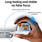 Supporto magnetico per fotocamera, telecomando wireless Bluetooth con zoom, stabilizzatore fotografico portatile., White Without Light