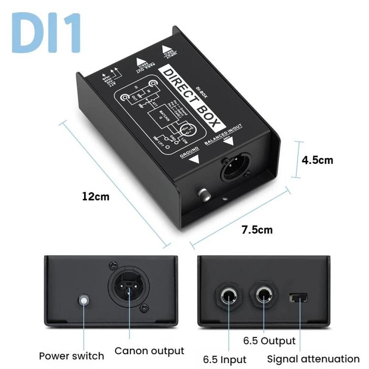 LEUS Passive Audio Isolator Impedance Shifter Effects, 1 Channel, 2 Channels