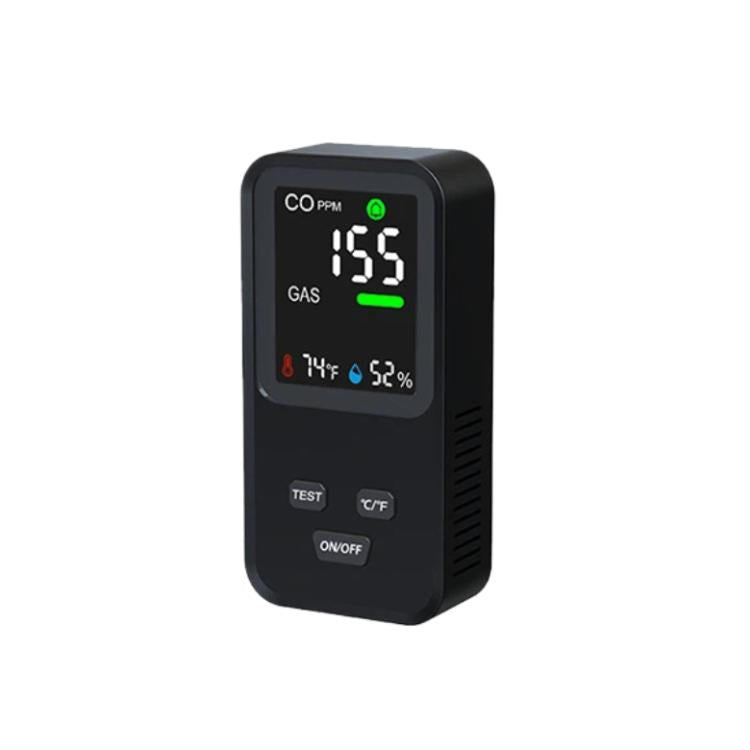 Rilevatore gas 4 in 1 con allarme e display LCD