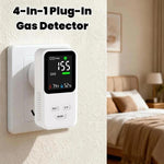 Rilevatore gas 4 in 1 con allarme e display LCD