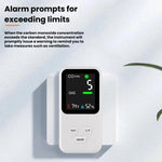 Rilevatore gas 4 in 1 con allarme e display LCD