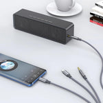 Adattatore per altoparlanti con cavo audio da 3,5 mm 3 in 1, 1.3m, 2m