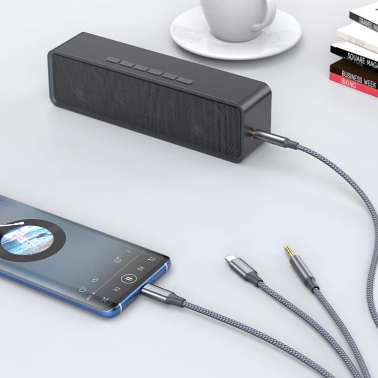 Adattatore per altoparlanti con cavo audio da 3,5 mm 3 in 1, 1.3m, 2m
