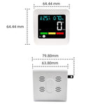 Monitor qualità aria 5 in 1 con allarme CO e gas combustibili