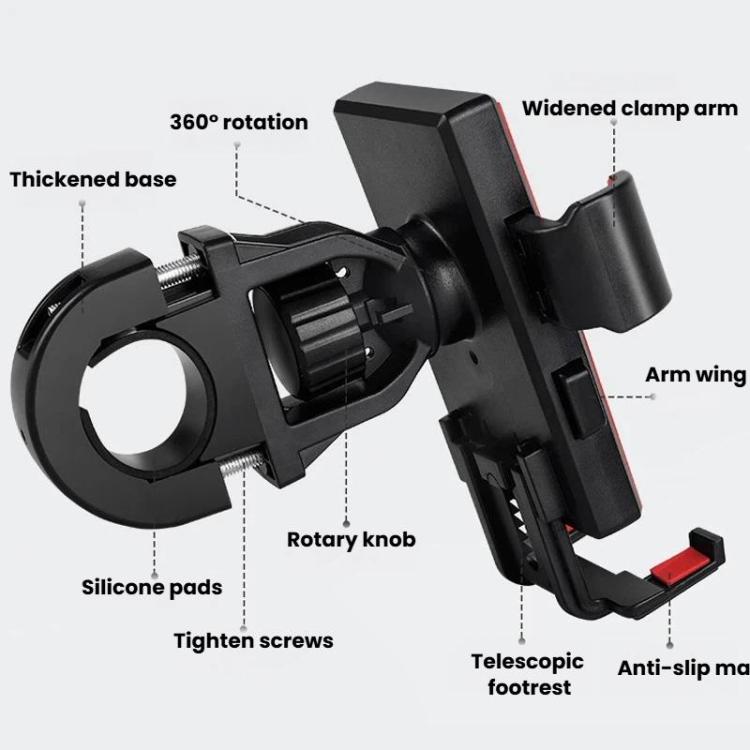 Supporto telefono anti-vibrazione per camion e auto