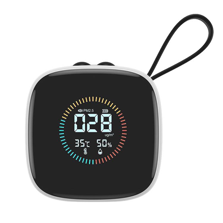 Mini rilevatore di PM2.5 con display LCD e batteria ricaricabile