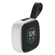 Mini rilevatore di PM2.5 con monitoraggio di temperatura e umidità, batteria ricaricabile e display LCD in tempo reale., DM1210A