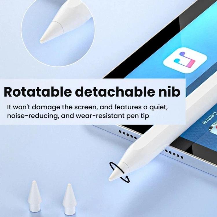 Per iPad 2018 o successivi Indicatore di alimentazione a tre LED Stilo capacitivo attivo anti-clic accidentale Sensibile all'inclinazione Sensibile alla pressione