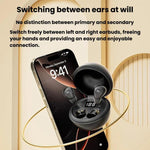 MINI13K Auricolari wireless Bluetooth per dormire con indicatore di carica, auricolari in-ear con riduzione del rumore