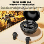 MINI13K Auricolari wireless Bluetooth per dormire con indicatore di carica, auricolari in-ear con riduzione del rumore