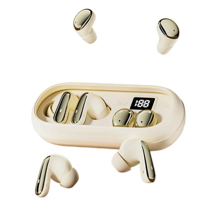 MD35 2 paia di auricolari in-ear con display digitale, riduzione del rumore, Bluetooth wireless, ideali per dormire.