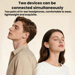 MD35 2 paia di auricolari in-ear con display digitale, riduzione del rumore, Bluetooth wireless, ideali per dormire.