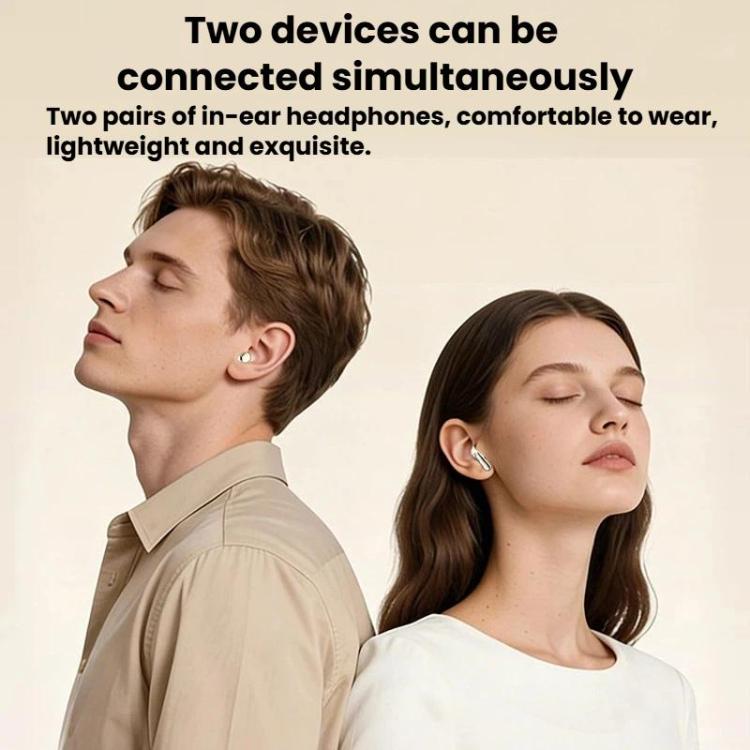 MD35 2 paia di auricolari in-ear con display digitale, riduzione del rumore, Bluetooth wireless, ideali per dormire.