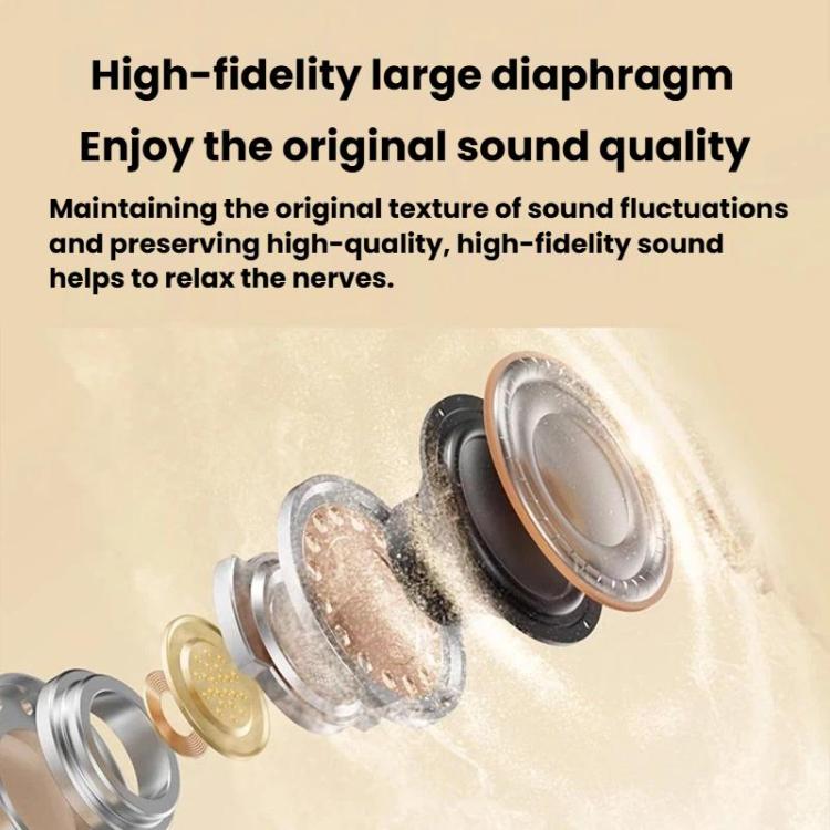 MD35 2 paia di auricolari in-ear con display digitale, riduzione del rumore, Bluetooth wireless, ideali per dormire.