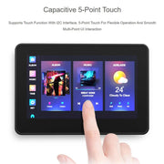 Scheda di sviluppo per display touch capacitivo WAVESHARE RP2350 da 4,3 pollici, Without Case, With Plastic Case
