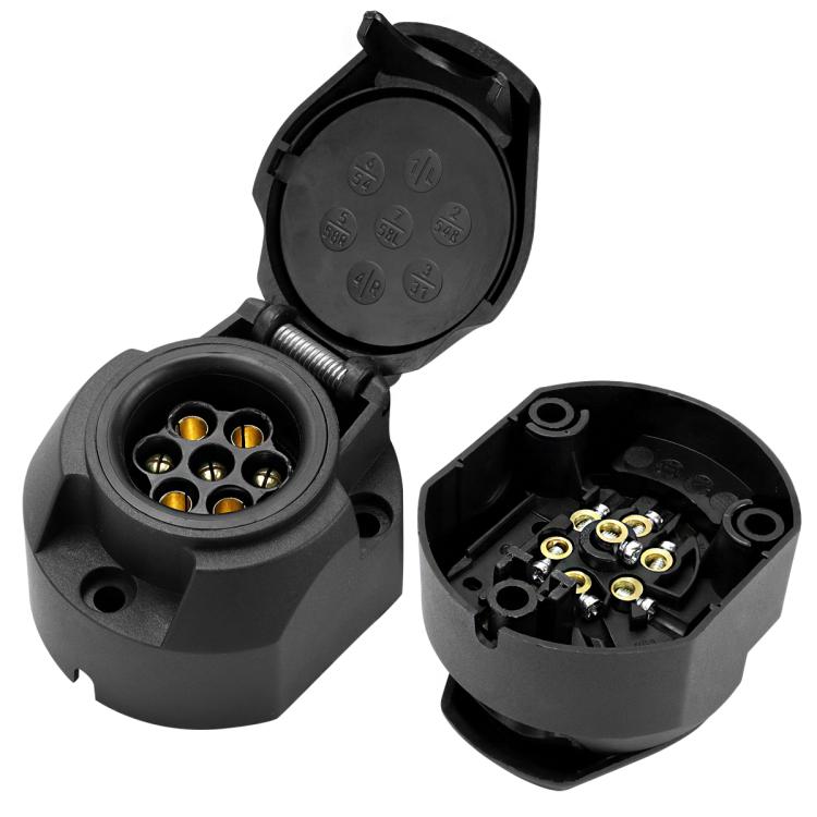 Kit connettori auto a 7 pin con pin in rame