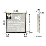 Scheda core modulo WAVESHARE ESP32-P4, basata sul design a doppio chip ESP32-P4 e ESP32-C6, 16MB