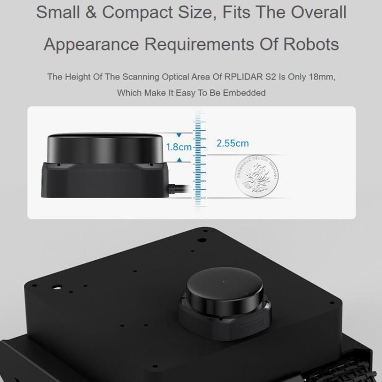Waveshare RPLIDAR Lidar DTOF compatto ad alte prestazioni