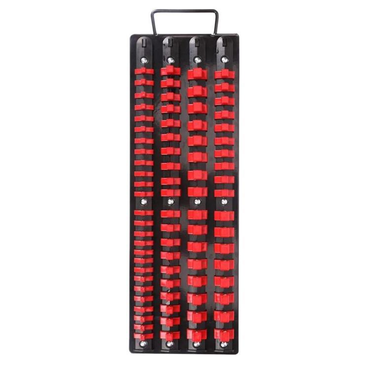Porta bussole portatile con maniglia per attacchi da 1/4, 3/8 e 1/2 pollice.