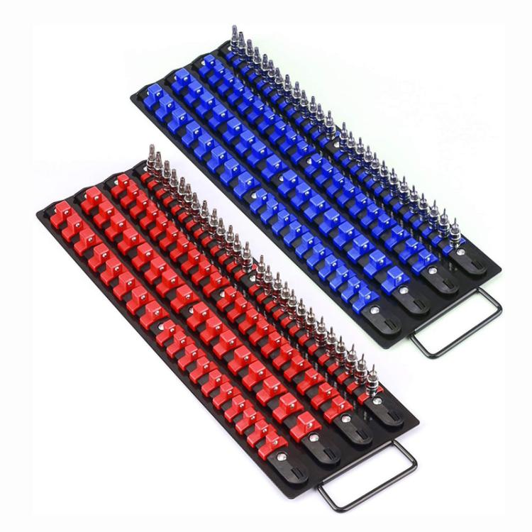 Porta bussole portatile con maniglia per attacchi da 1/4, 3/8 e 1/2 pollice.
