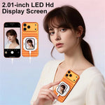 Specchietto per selfie con filo X3, montaggio posteriore magnetico, display per selfie, X3 Wired