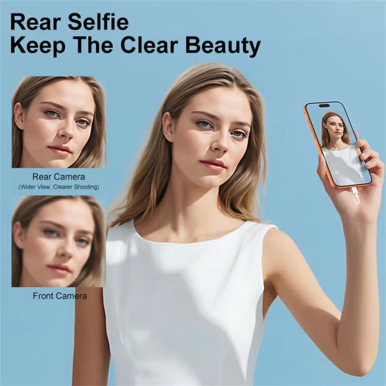 Specchietto per selfie con filo X3, montaggio posteriore magnetico, display per selfie, X3 Wired