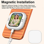 Specchietto per selfie con filo X3, montaggio posteriore magnetico, display per selfie, X3 Wired
