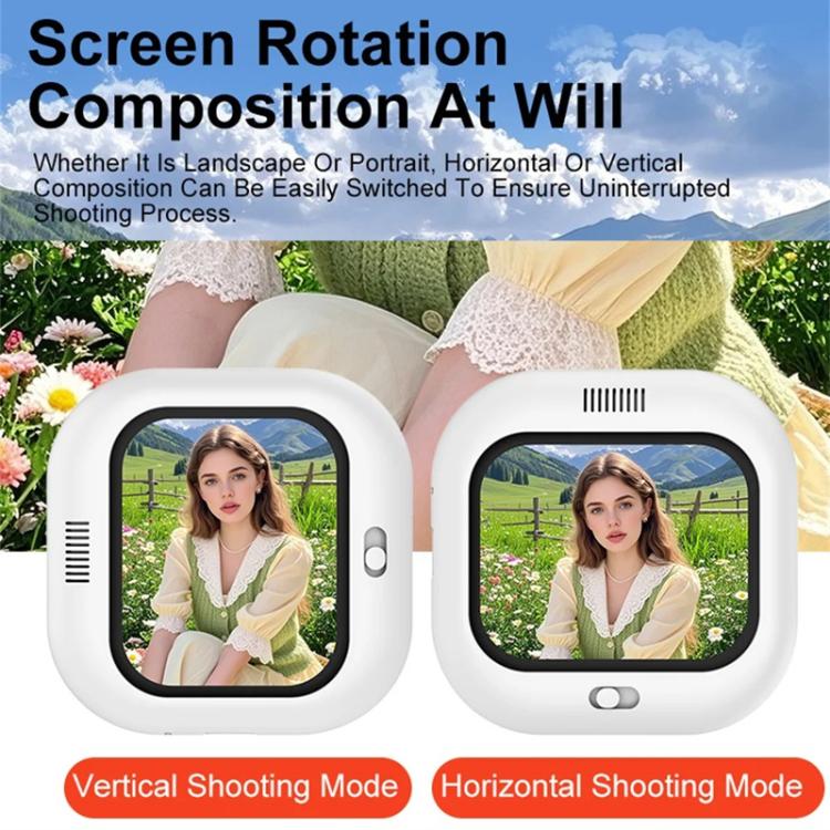 Specchietto per selfie con filo X3, montaggio posteriore magnetico, display per selfie, X3 Wired