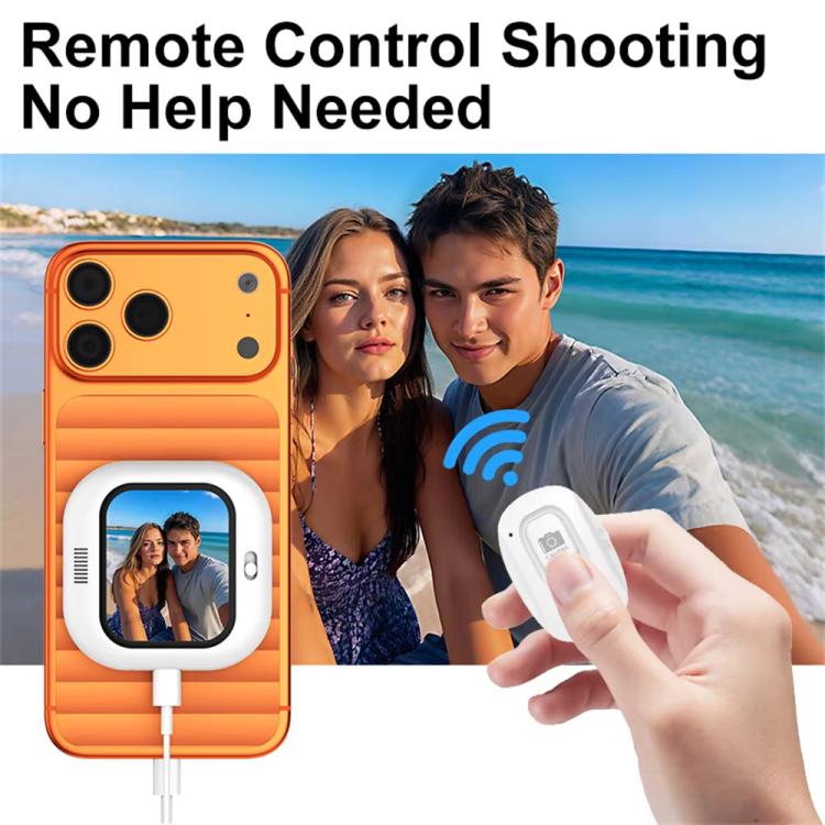 Specchietto per selfie con filo X3, montaggio posteriore magnetico, display per selfie, X3 Wired