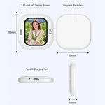 Specchietto per selfie con filo X3, montaggio posteriore magnetico, display per selfie, X3 Wired