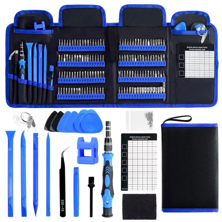 Kit di smontaggio e riparazione per telefoni cellulari, set di cacciaviti in acciaio al vanadio CRV, 168 in 1