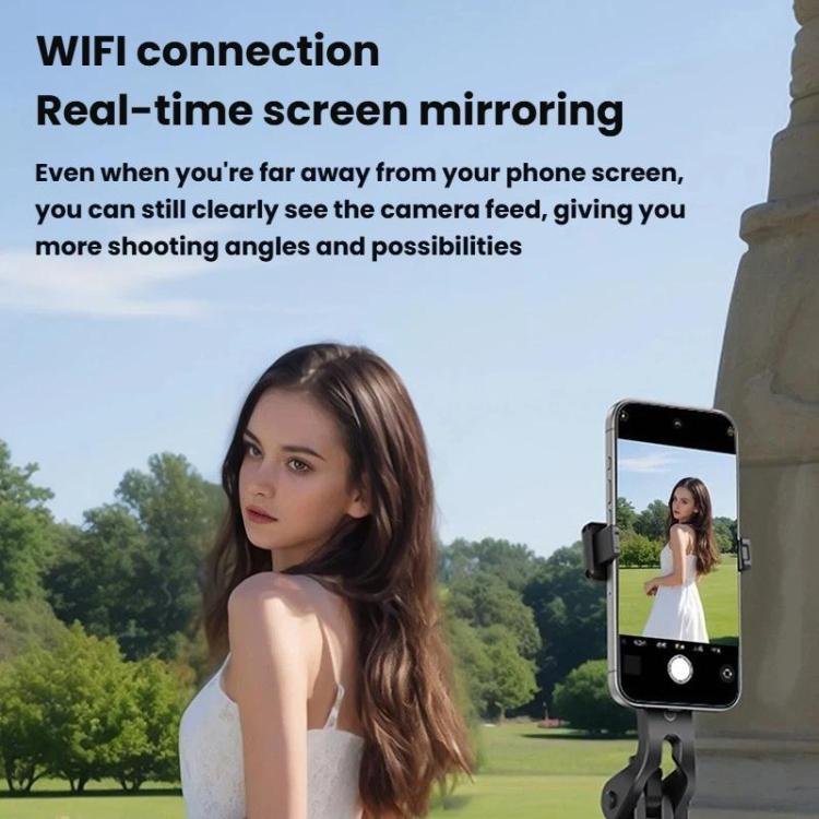 T3 Specchietto per selfie wireless per telefono, display magnetico posteriore per selfie, T3 Wireless