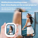 T3 Specchietto per selfie wireless per telefono, display magnetico posteriore per selfie, T3 Wireless