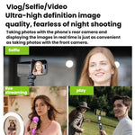 T3 Specchietto per selfie wireless per telefono, display magnetico posteriore per selfie, T3 Wireless